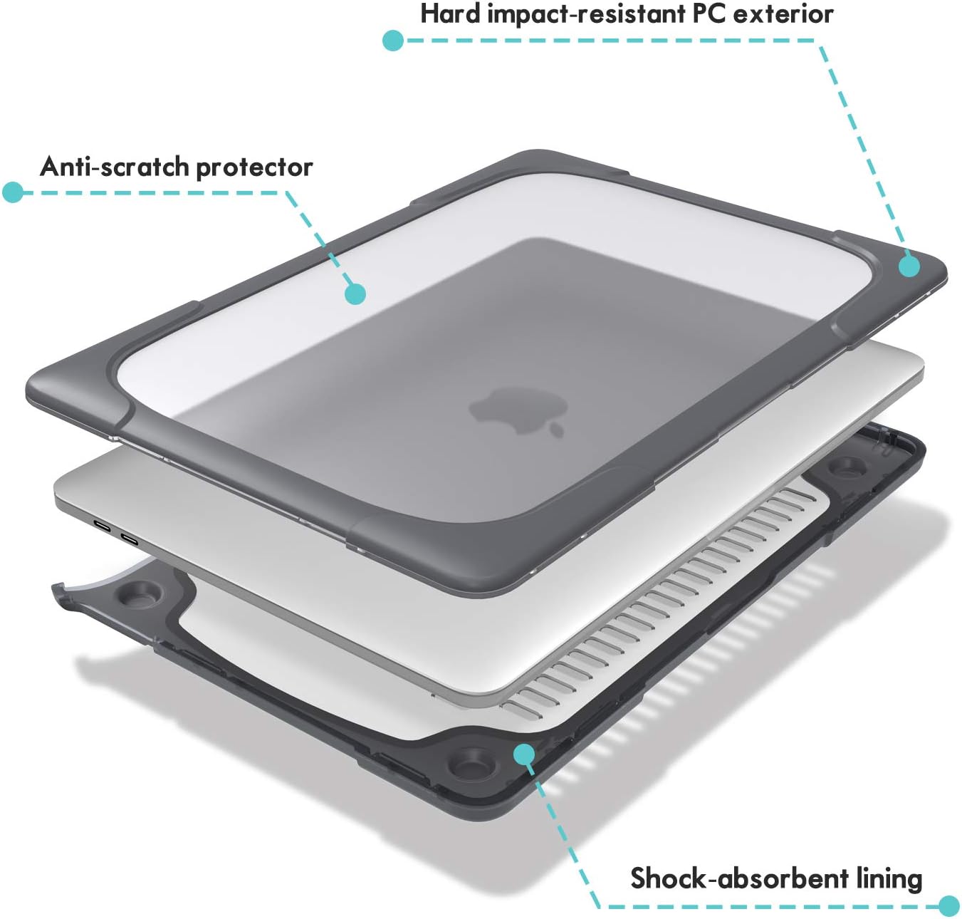 Coque rigide Smart Cover pour Apple Macbook Pro 13 Coque rigide Smart Cover pour Apple Macbook Pro 13